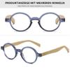 Lanomi Retro Round Reading Glasses Women Men Spring Hinges Lightweight Clear Vision Eyeglasses Grey 1.0 view 3