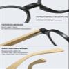 Lanomi Retro Round Reading Glasses Women Men Spring Hinges Lightweight Clear Vision Eyeglasses Grey 1.0 view 4