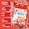 Applied Nutrition Original Critical Mass - Weight Gainer with MCT Powder, High Calorie Protein Powder Mass Gainer (6kg - 25 Servings) (Strawberry) view 2
