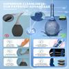 Enema Bulb Anal Douche Kit - with Shower Connect, 245ml Silicone Enema for Personal Hygiene & Refreshing Rinse, Anti-Backflow Valve & 7-Hole Nozzle, Filter Attachment Included (Navy Blue) view 3