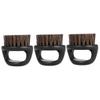 Beavorty 3pcs Handle Beard Brush Portable Boar Bristles Men's Shaving Beard Brush for Daily Use view 1