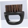 Beaupretty 3pcs Beard Grooming Tool Handle Beard Brush Men's Shaving Brush Portable Soft Bristles Men's Grooming Kit view 3