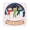 Farmhouse Biscuits Embossed Snowman Snowglobe Assorted Biscuits Tin 400g view 1