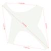 Beard Shaping Tool- Beard Shaper,Beard Lineup Tool -Anti-Slip - The Ultimate Beard Shaping Tool, Beard Hair Lineup Guide Template for Men (White) view 2
