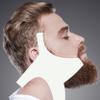 Beard Shaping Tool- Beard Shaper,Beard Lineup Tool -Anti-Slip - The Ultimate Beard Shaping Tool, Beard Hair Lineup Guide Template for Men (White) view 3