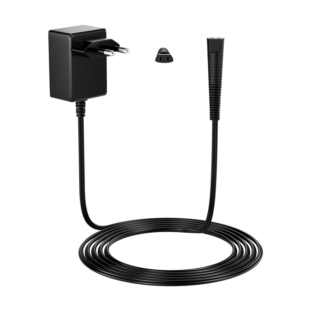 BOLUX-JS 12 V Charging Cable for Braun Shaver Series 3 5 9 8 7 1 and Epilator Silk-Epil 9, 5, 7 Charger 3000S, 3040S, 390CC, 5190CC, 790CC, 760CC, 7865CC, Charging Cable for Braun Shaver Charger