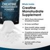 Creatine Monohydrate Powder 100% Pure Micronized Creatine - 150g Increased Absorption & Mixing, Creatine Powder for Physical Performance + Scoop Pre Post Workout Gym Supplements UK Made by New Leaf view 2