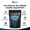 Creatine Monohydrate Powder 100% Pure Micronized Creatine - 150g Increased Absorption & Mixing, Creatine Powder for Physical Performance + Scoop Pre Post Workout Gym Supplements UK Made by New Leaf view 4