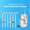 Hwxtoxy Replacement Tips for Waterpik Water Flosser, Plaque Seeker Replacement Tips Compatible with Waterpik Water Flossers, Plaque Remove Brisles Tips(6-Pack) view 4
