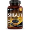 Shilajit Capsules 1400mg 60% Fulvic Acid - High Strength Himilayan Shilajit, 2 Months Supply Shalajit Resin - Made in The UK Supplement by New Leaf 120 Capsules view 1