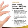 Shilajit Capsules 1400mg 60% Fulvic Acid - High Strength Himilayan Shilajit, 2 Months Supply Shalajit Resin - Made in The UK Supplement by New Leaf 120 Capsules view 2