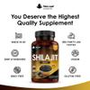 Shilajit Capsules 1400mg 60% Fulvic Acid - High Strength Himilayan Shilajit, 2 Months Supply Shalajit Resin - Made in The UK Supplement by New Leaf 120 Capsules view 4