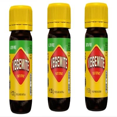 Vegemite Yeast Extract, Gluten Free, Australian Spread, 235g Pack of 3