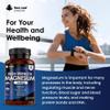 Magnesium Citrate Capsules 1620mg - 240 Fill - Super Strength Supplements - with 500mg Elemental Vegan Magnesium - Not Tablets or Gummies - Muscle & Sleep Support (Four Months Supply) view 3