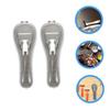 2 Pcs Storage Box Heads Cover Carrying Case Manual Case Shaver Storage Case Protective Case Shaving Wallet Storage Rack Universal Travel view 3