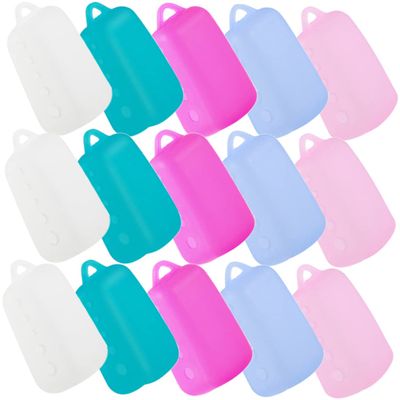 15pcs Toothbrush Cover Toothbrushes Electric Toothbrush Cap Toothbrush Case Tooth for Teeth Electric Food Grade Silicone Travel Toothbrush Holder Anti-dirty