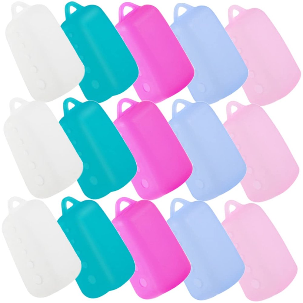 15pcs Toothbrush Cover Toothbrushes Electric Toothbrush Cap Toothbrush Case Tooth for Teeth Electric Food Grade Silicone Travel Toothbrush Holder Anti-dirty
