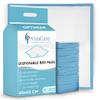 100 x Incontinence Bed Pads | 60 x 60 cm | Incontinence Bed Sheets | Disposable Mattress Protector | Self Adhesive Tabs | Absorbent Pads | (2 Packs of 50) view 1