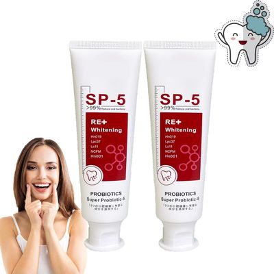 2pcs Sp-5 Toothpaste Sp 5 Teeth whitening WE2C whitening Toothpaste brightening Stain Removal Toothpaste Repairing Toothpaste