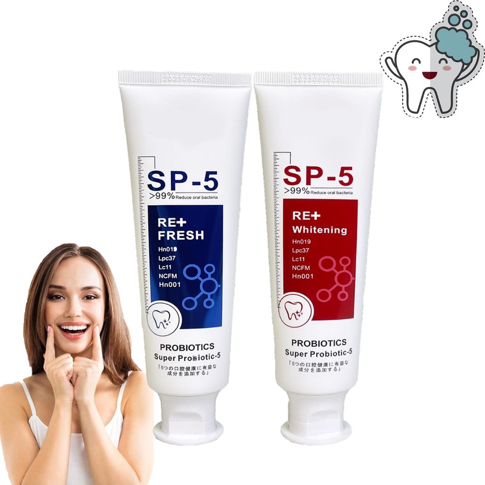 2pcs Sp-5 Toothpaste Sp 5 Teeth whitening WE2C whitening Toothpaste brightening Stain Removal Toothpaste Repairing Toothpaste
