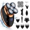 5 in 1 Men's Floating Razor, Electric Shaver, Rechargeable Portable Shavers for Men Waterproof with LED Display for Beard Trimmer Haircutter view 1