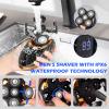 5 in 1 Men's Floating Razor, Electric Shaver, Rechargeable Portable Shavers for Men Waterproof with LED Display for Beard Trimmer Haircutter view 2