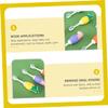 GOOHOCHY Children's Dinosaur Toothbrush Cute Cartoon Soft Silicone Fine Bristles Small Head Toddler Toothbrush Tongue Cleaner Individually Packaged Random Color view 2