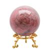 PEKMAR Natural Stone Pink Red Garnet Ball Crystal Quartz Ball (Size : Purple) view 1