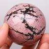 PEKMAR Natural Stone Pink Red Garnet Ball Crystal Quartz Ball (Size : Purple) view 2