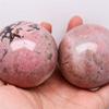 PEKMAR Natural Stone Pink Red Garnet Ball Crystal Quartz Ball (Size : Purple) view 4