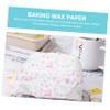 ABOOFAN 50pcs Grease Wax Paper for Baking Sandwich and Hamburger Packaging Made of Wax Material This Oil-Wrapping Paper is for Food Wrapping Scenarios view 3