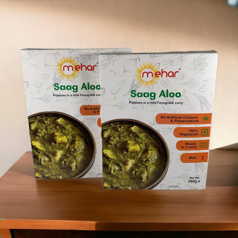 Mehar RTE - Saag Aloo - 280g (Pack of 2)