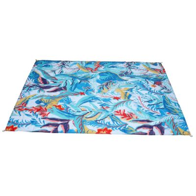 INOOMP 2pcs Ultra-portable Picnic Blanket Lightweight Camping Mat Sandproof Beach Mat for Multi-purpose Use