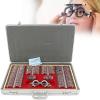 266 pcs Optical Trial Lens Set Optometry Kit Metal Rim Aluminum Case Trial Frame Suitable for Vision screening view 1