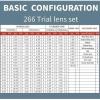 266 pcs Optical Trial Lens Set Optometry Kit Metal Rim Aluminum Case Trial Frame Suitable for Vision screening view 3