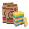 Fairy Original Eco Compostable Compressed Pop up Dish Cleaning Sponges, Mixed Colours, Bulk Pack of 24 sponges view 1