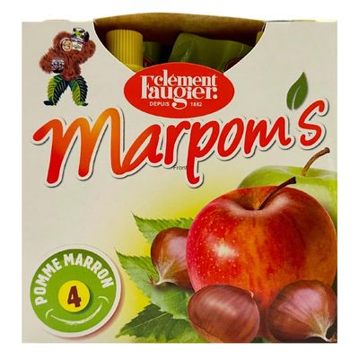 Clement Faugier Chestnut and Apple Puree 85g x 4 Pouches