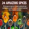 Gourmet Spice Advent Calendar 2025  24 Jars of Herbs, Spices & Seasonings Including BBQ Rub, Lemon Pepper & Chilli Lime  Culinary Christmas Countdown Gift for Men, Women, Chefs & Food Lovers view 4