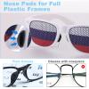 Bewudy 10 Pairs 3mm Adhesive Eyeglasses Nose Grips, D Type Silicone Nosepads with Reduce Pressure Air Bag, Eyeglass Nose Pads for Plastic Frames Glasses(Black) view 4