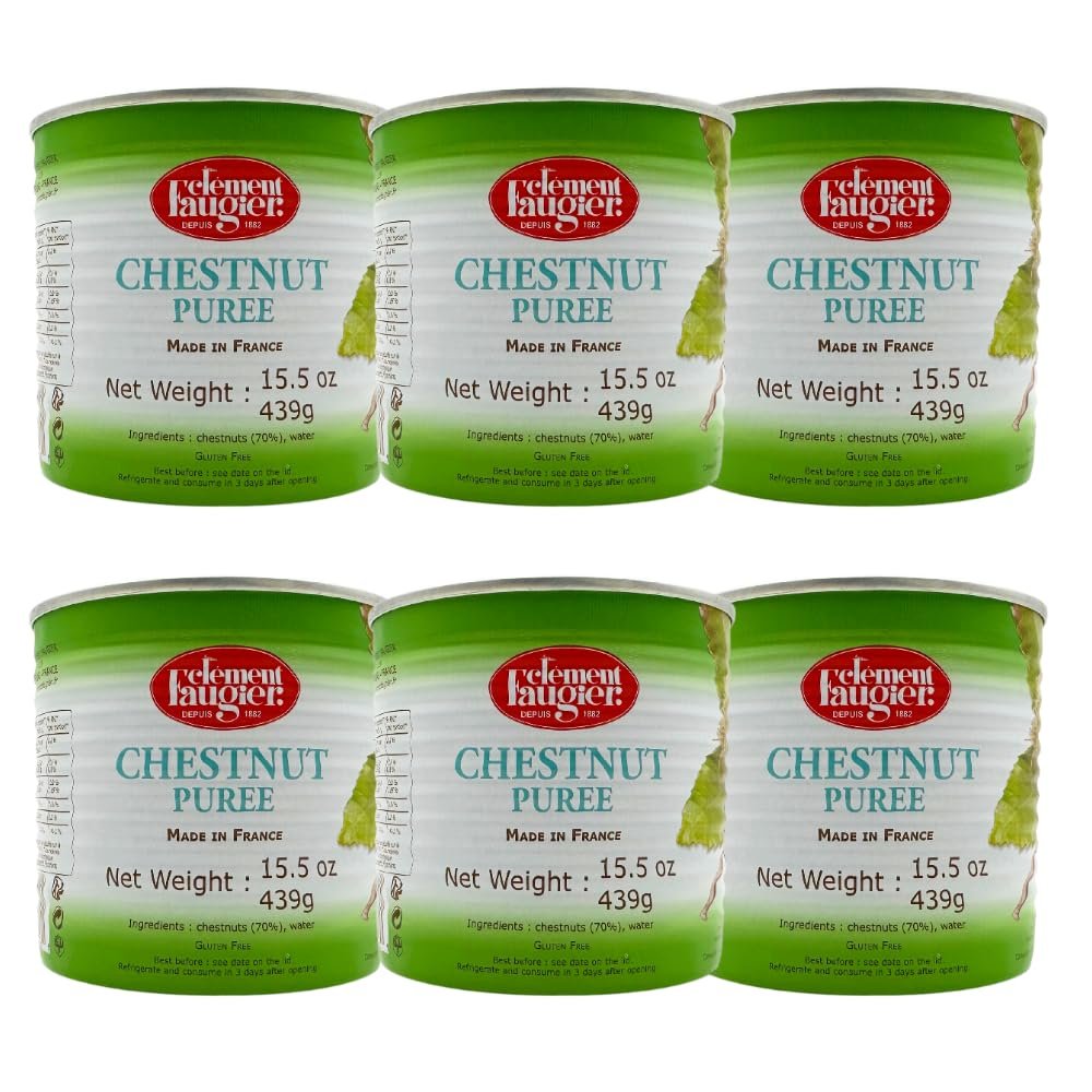 Clement Faugier Unsweetened Chestnut Puree 439g x 6
