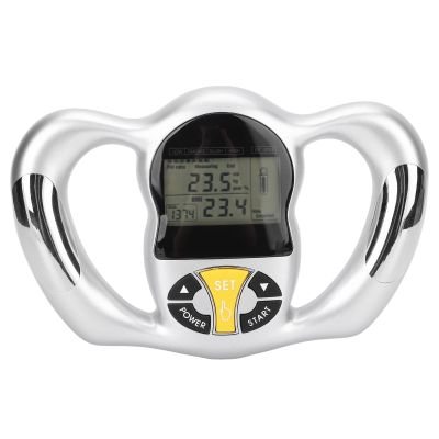 TOUISEDGI Handheld Body Fat Tester, Handheld Body Fat Analyzer Calorie BMI Measurement LCD Screen Portable Digital Health Monitor
