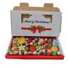 Christmas Festive Chocolate Foils Milk Chocolate Assortment Sweet Gift Box Xmas Stocking Filler Christmas Treats Box - Santa Belt coin,Santas,Nutcracker,Sprouts Snowie Stars 225g view 1
