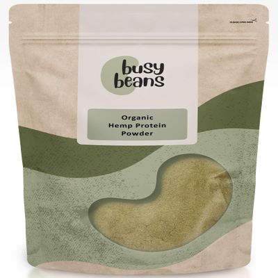 Organic Hemp Protein Powder - Certified Organic - by Busy Beans Organic (1kg)