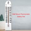 Gereiny LLLucky Wall Hanging Thermometer Temperature -50-50?/-60-120 Ffor Indoor Outdoor Home Garden Office Decoration view 3