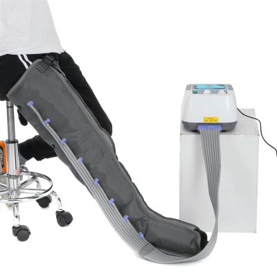 Air Compression Leg Massager Sequential Device Compression Pump Recovery Boots Blood Circulation Machine for Circulation and Fatigue Relief (Color : 1 Leg and Machine, Size : 8 Cavity)