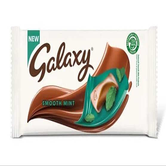 3 x Galaxy Smooth Mint Chocolate Block Bar 110g Delicious Special For Easter Tasty And Twisty Treat Gift Hamper, Christmas,Birthday,Easter Gift Sold By Kidzbuzz