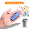 Cool Lighters Windproof Refillable Lighter, Refillable Torch Lighters Windproof Torch Lighter Adjustable, Metal Lighter for Men Husband Boyfriend Father view 3