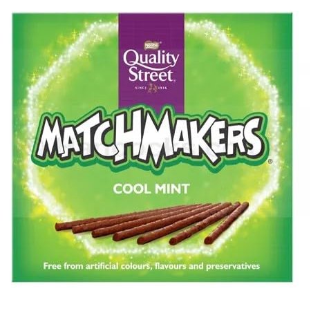 3 x Quality Street Matchmakers Cool Mint 120g Delicious Special For Easter Tasty And Twisty Treat Gift Hamper, Christmas,Birthday,Easter Gift Sold By Kidzbuzz