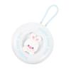 POPETPOP White Cartoon Style Scalp Massager Shampoo Brush Made of Abs and Silicone, Comfortable Design Promoting Blood Circulation, Small Hanging Scalp Scrubber for Home Hair Care view 1