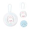 POPETPOP White Cartoon Style Scalp Massager Shampoo Brush Made of Abs and Silicone, Comfortable Design Promoting Blood Circulation, Small Hanging Scalp Scrubber for Home Hair Care view 2